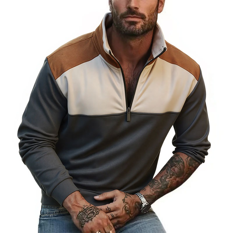 UETEEY الرجال الربع البريدي ال - مراجعة Mens Fashion Quarter Zip وسعره