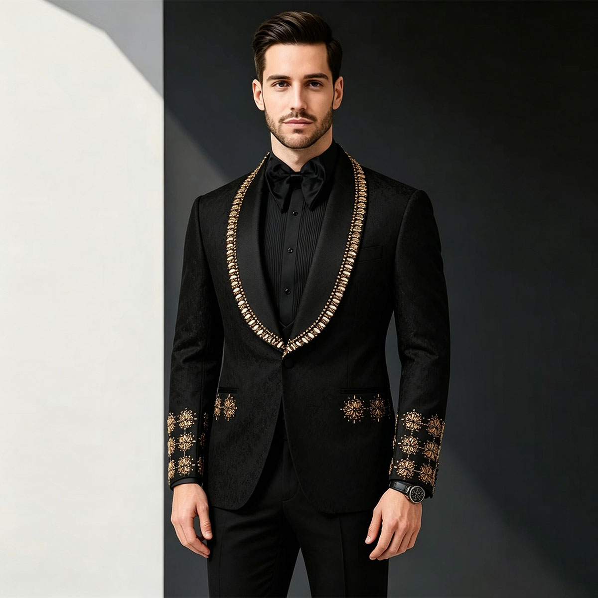 بدلات رجالية رسمية عالية الجود - مراجعة Slim Fit Blazer Men وسعره
