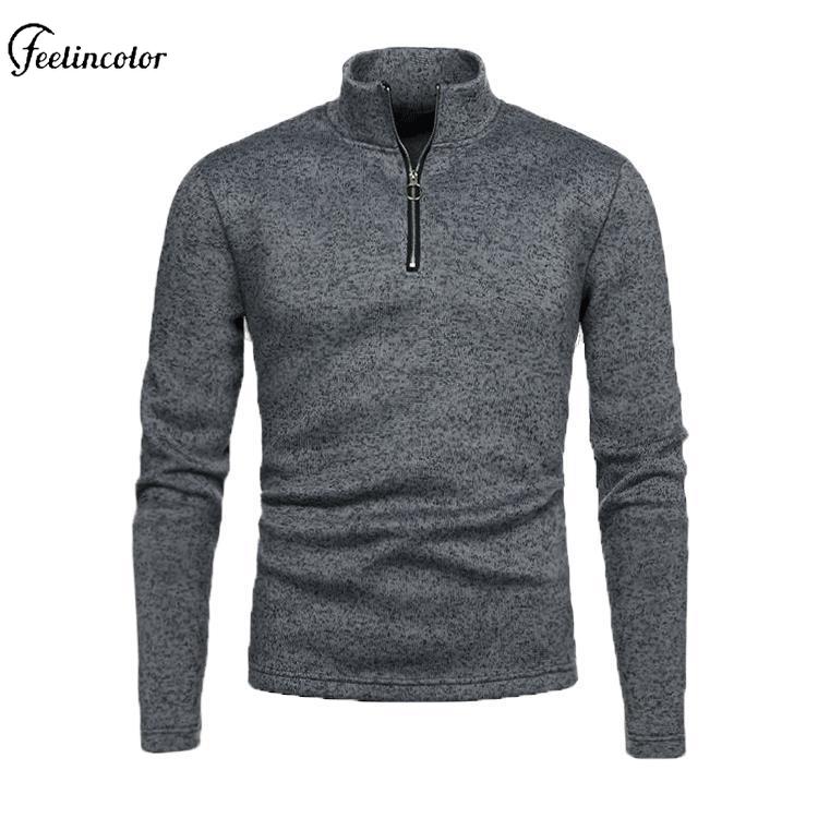الرجال Heathered رمادي الربع ا - مراجعة Mens Fashion Quarter Zip وسعره